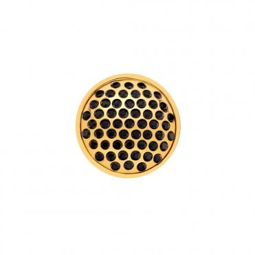 Alveare Yellow Gold Plate Coin - 25mm