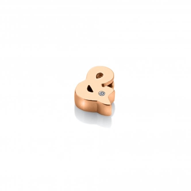 Ampersand Icon Pendant - Rose Gold Plated