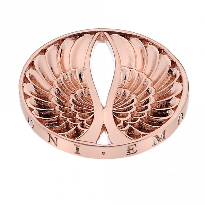 Angel Wings - Rose Gold Plate - 25mm