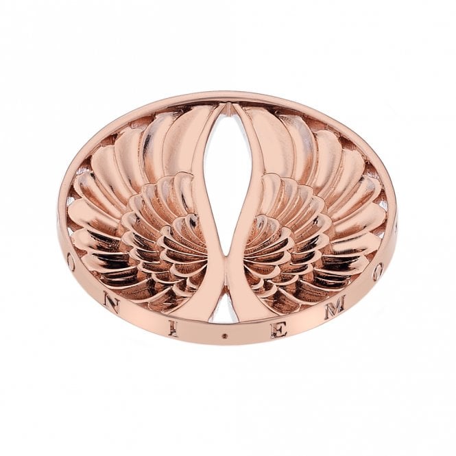 Angel Wings - Rose Gold Plate - 33mm