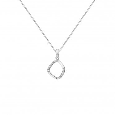 Behold White Topaz Pendant