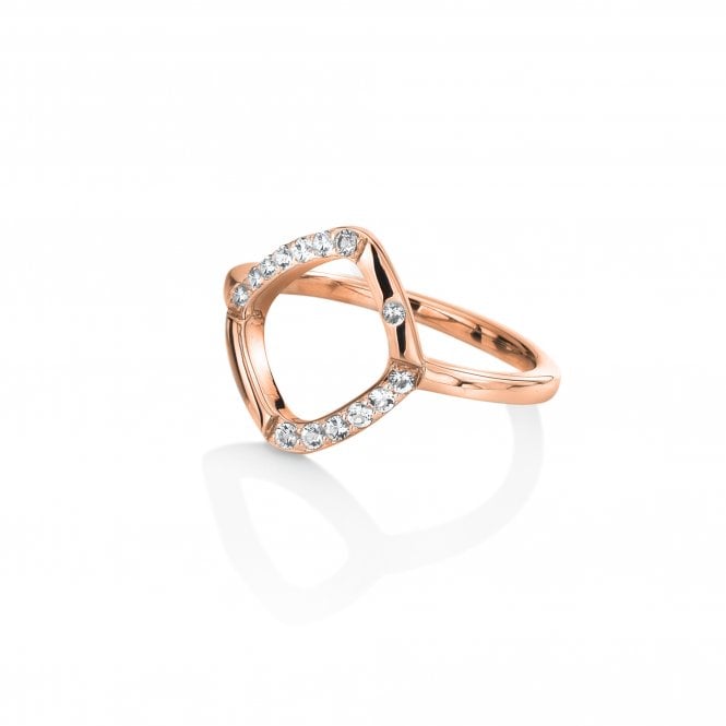 Behold White Topaz Ring - Rose Gold