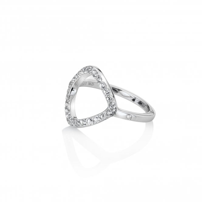 Behold White Topaz Statement Ring