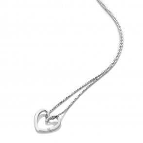Classic Silver Heart Pendant