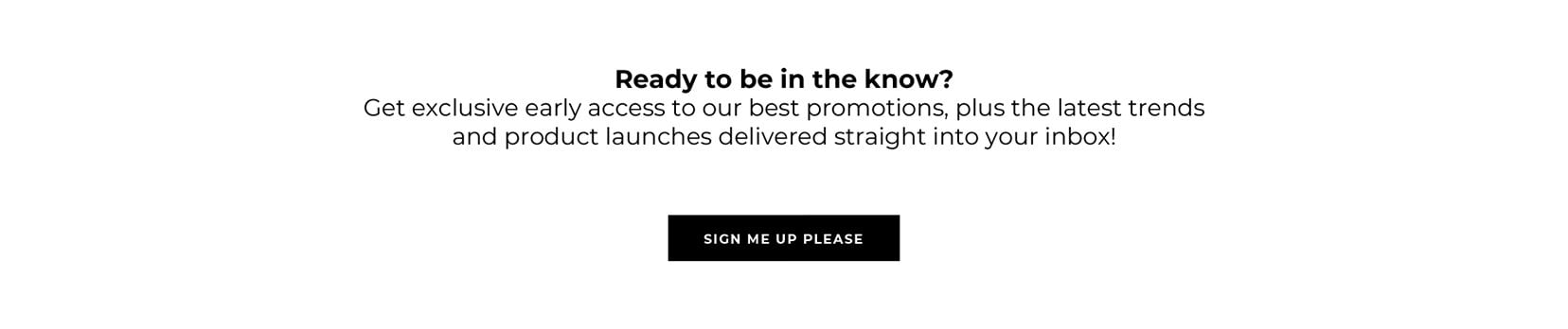 Sign up to our newsletters!