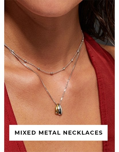 Mixed Metal necklaces