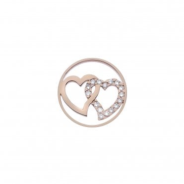 Companionship Rose Gold Plated Coin 25mm
