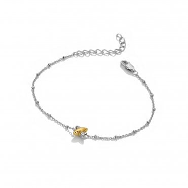 Coupled Two Tone Bracelet