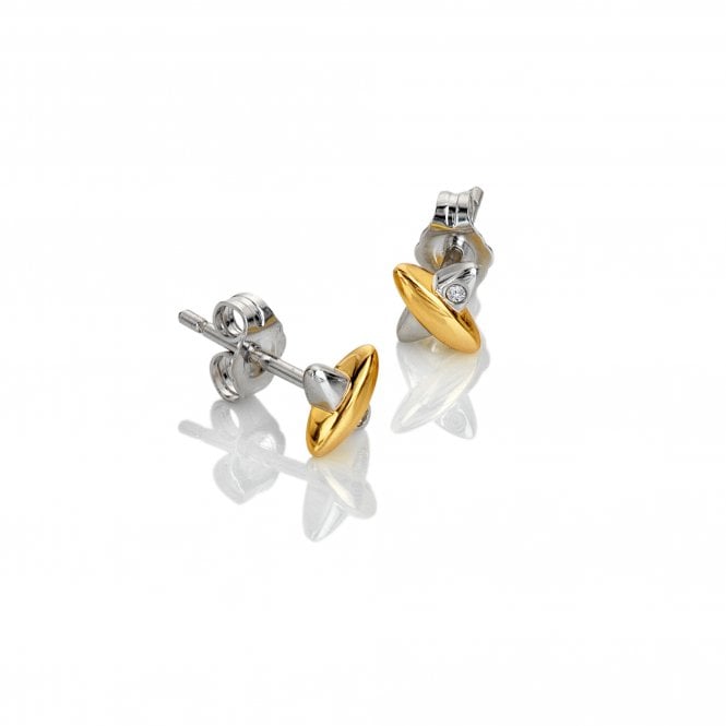Coupled Two Tone Earrings