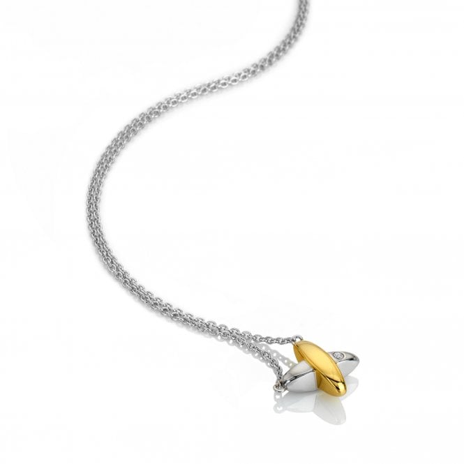 Coupled Two Tone Necklace
