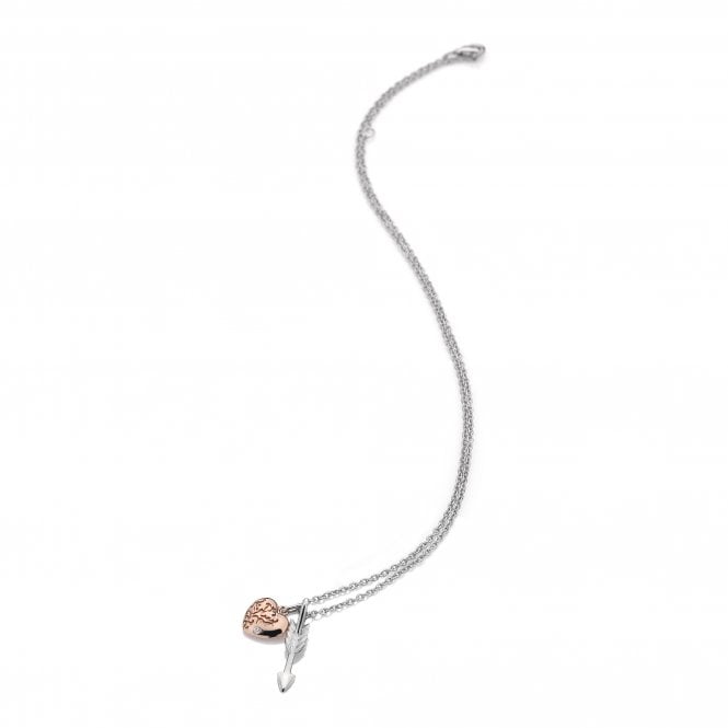 Cupid Pendant - Rose Gold Plated Accents