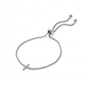 Curved Cross Bracelet