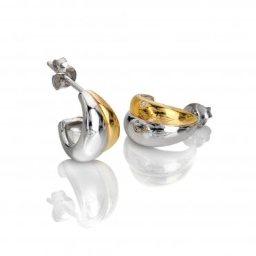 Droplet Two Tone Earrings