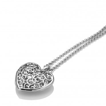 Embracing Heart Locket - Large