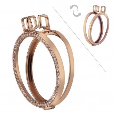 Emozioni Rose Gold Reversible Coin Keeper - 33mm