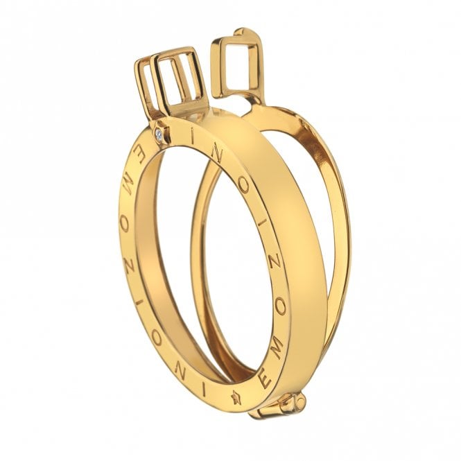  Yellow Gold Plated Sterling Silver Keeper - 33mm