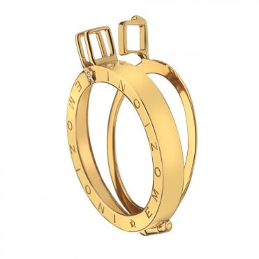 Emozioni Yellow Gold Plated Sterling Silver Keeper - 33mm