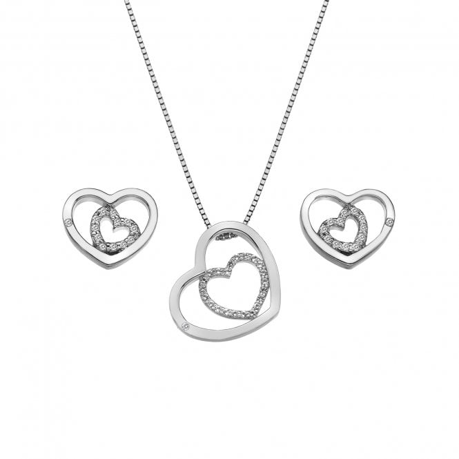 Enchanting Pendant and Earring Set