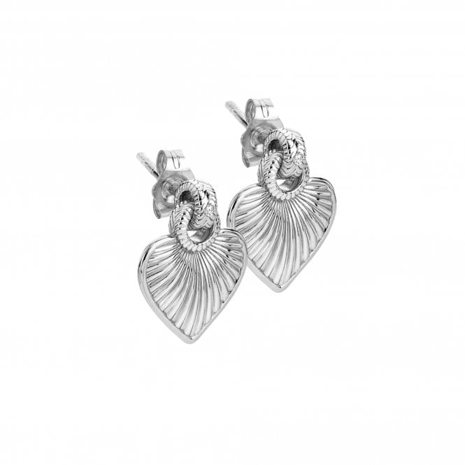 Essence Heart Stud Earrings