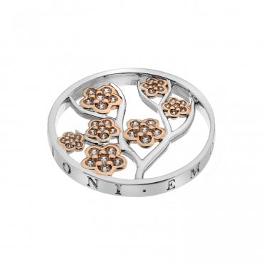Fiore Coin - Rose Gold Plate - 25mm