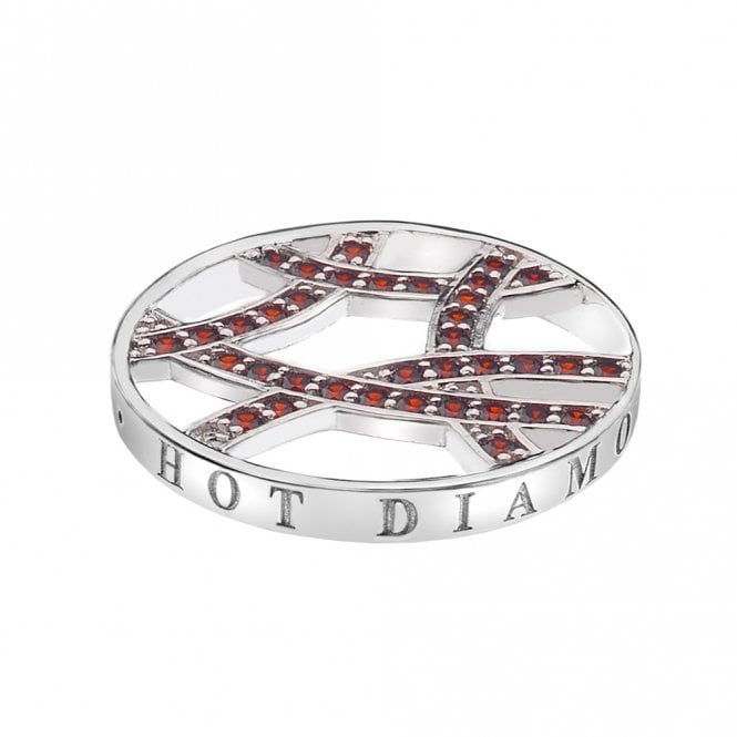 Fire Sparkle Arc Coin - 25mm