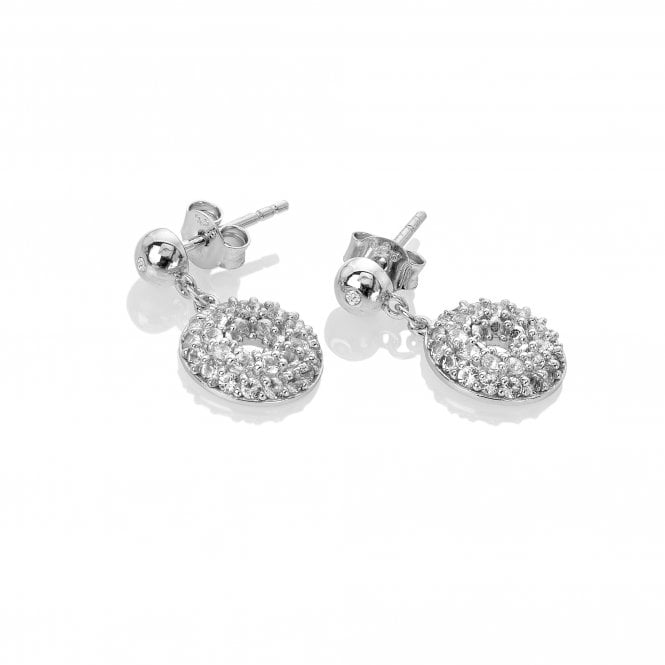 Forever White Topaz Drop Earrings