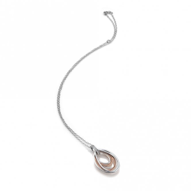 Glamorous Pendant - Rose Gold Plate Accents