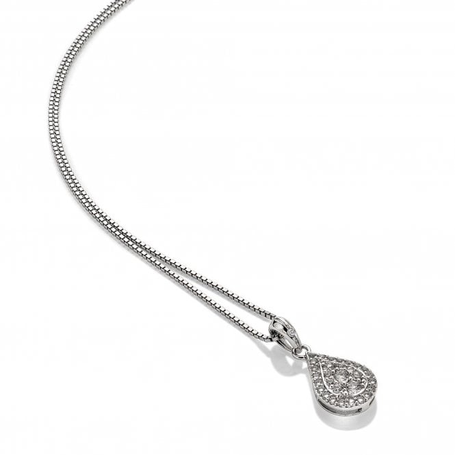 Glimmer White Topaz Pendant