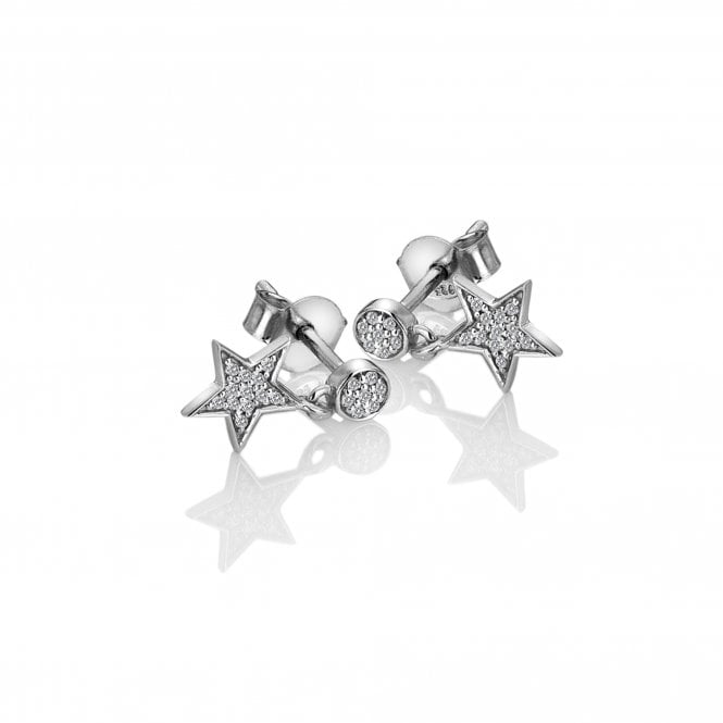 Glint Earrings - 9ct White Gold