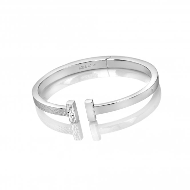 Hammered T-Bar Bangle