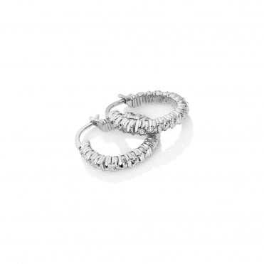 HD X Golden Edit Believe Earrings - Silver