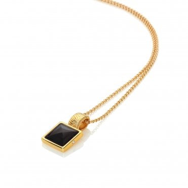 HD X Golden Edit Black Onyx Pendant
