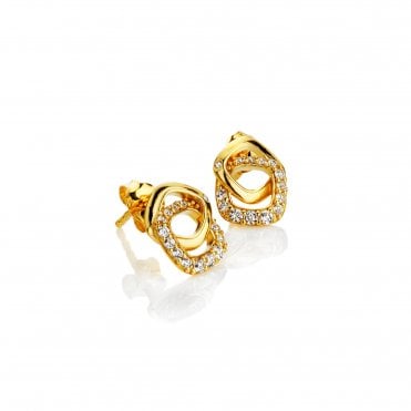 HD X Golden Edit Connected Earrings