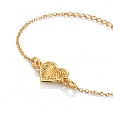 HD X Golden Edit Essence Heart Bracelet
