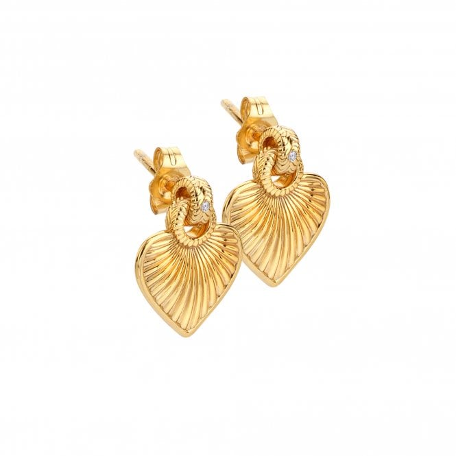  Essence Heart Stud Earrings