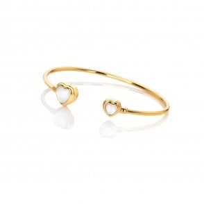 HD X Golden Edit Heart Bangle - MOP