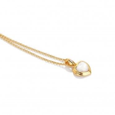 HD X Golden Edit Heart Pendant - MOP