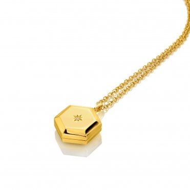 HD X Golden Edit Hexagon Locket