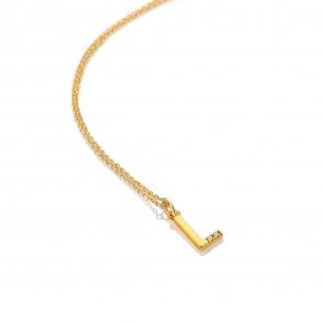 HD X Golden Edit Letter L Pendant