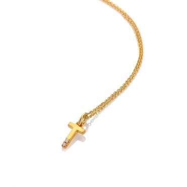 HD X Golden Edit Letter T Pendant