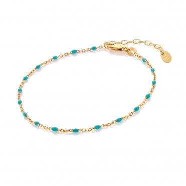 HD X Golden Edit Ocean Bracelet - Turquoise