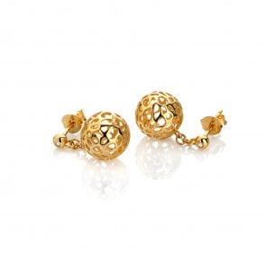 HD X Golden Edit Orb Earrings