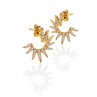 HD X Golden Edit SOL Statement Earrings