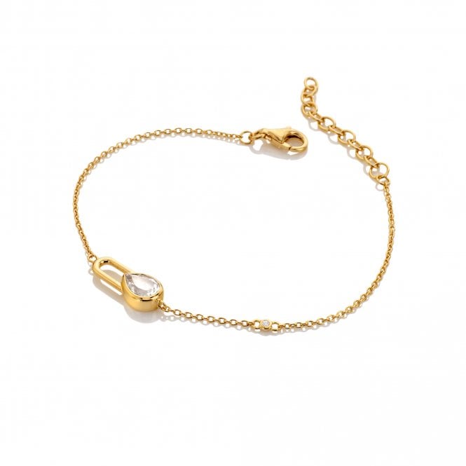  Solitaire Bracelet - Teardrop