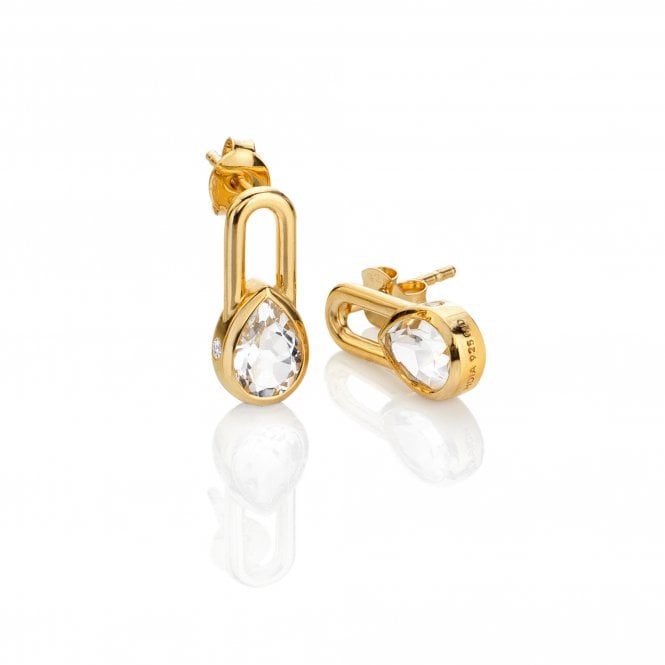  Solitaire Earrings - Teardrop