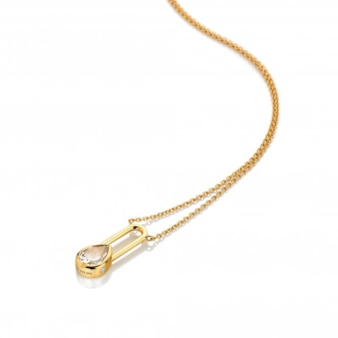  Solitaire Necklace - Teardrop
