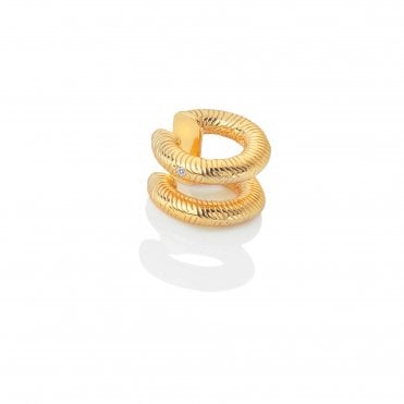 HD X Golden Edit Spirit Double Ear Cuff