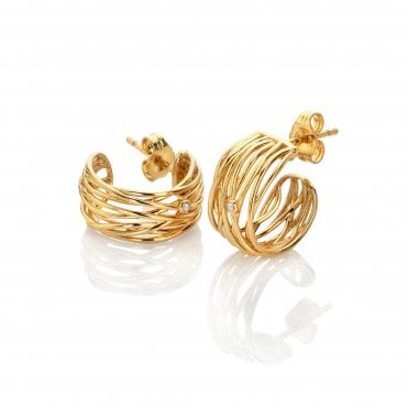 HD X Golden Edit String Earrings