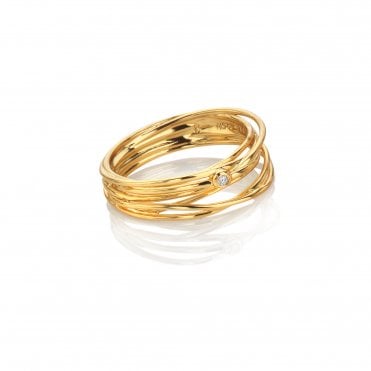 HD X Golden Edit String Ring