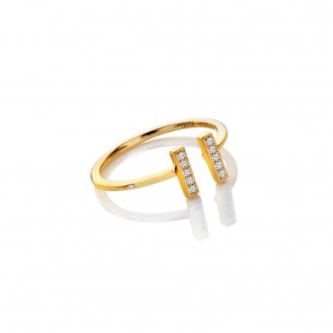 HD X Golden Edit T-Bar Ring